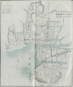 島根縣遊覧案内掲載の松江市街図