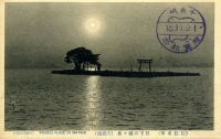 月下の嫁ヶ島（宍道湖）